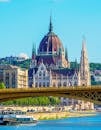 Hungarian Parliament Building in Budapest, Hungary