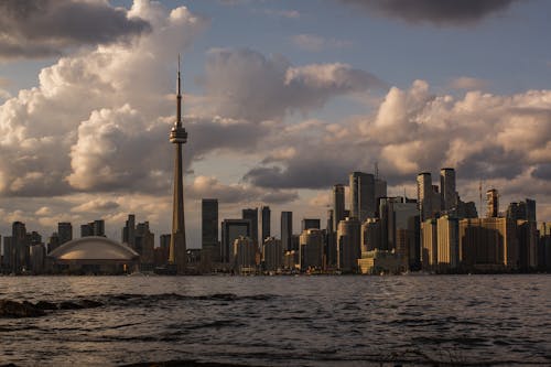 Free City of Toronto under a Cloudy Sky Stock Photo