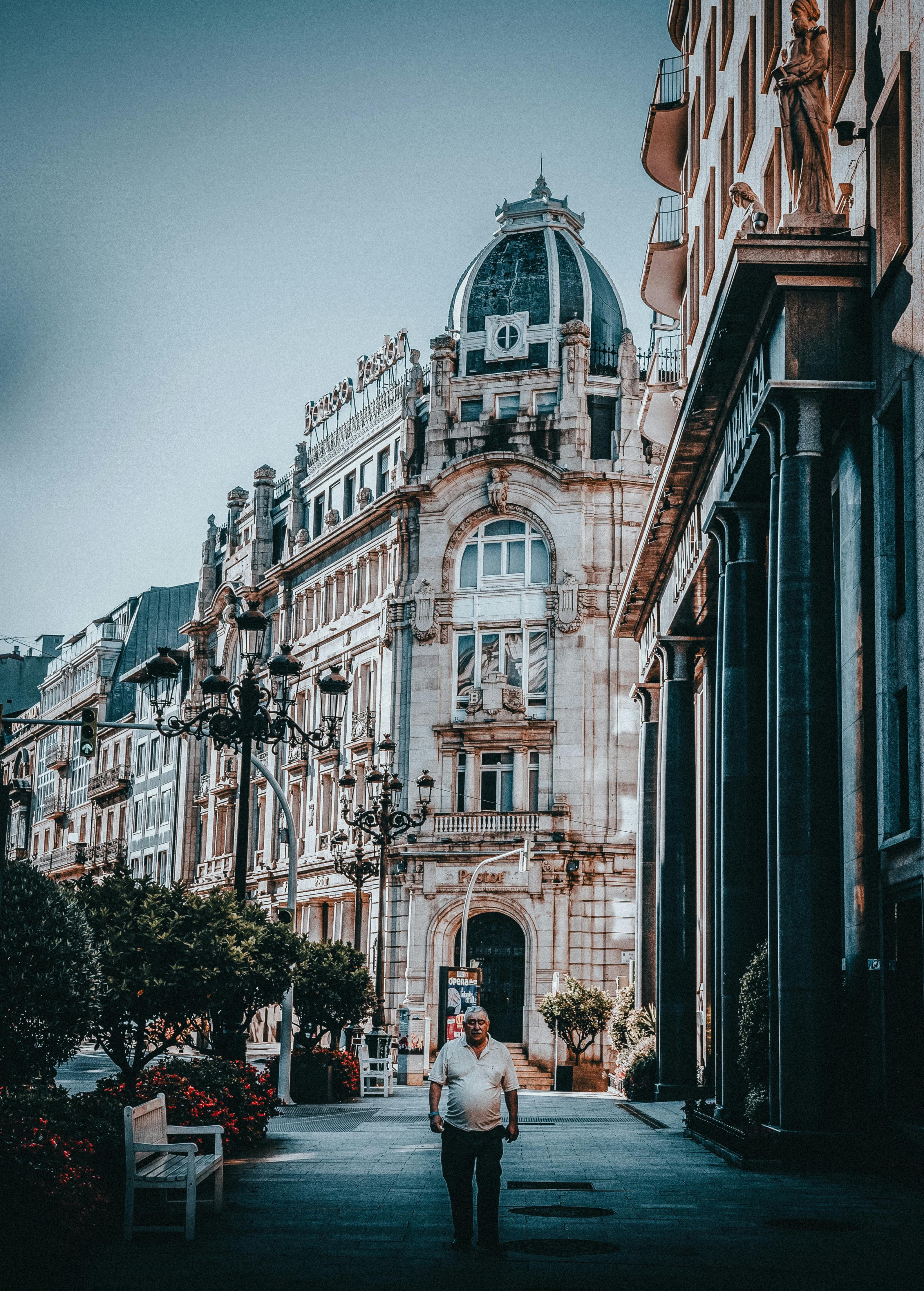 city street in madrid