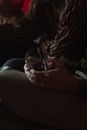 Person Holding Clear Drinking Glass