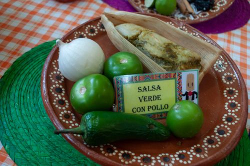 Free stock photo of comida mexicana, green tamale, mexican food Stock Photo