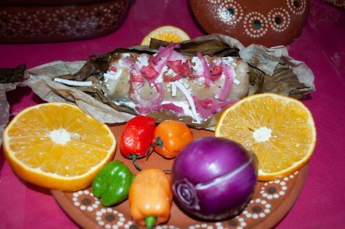 Free stock photo of chicken tamale, comida mexicana, mexican food Stock Photo
