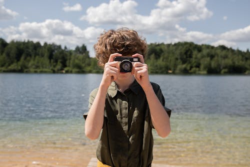 Gratis stockfoto met camera, een foto maken, gebied met water