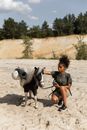 Girl with Pony