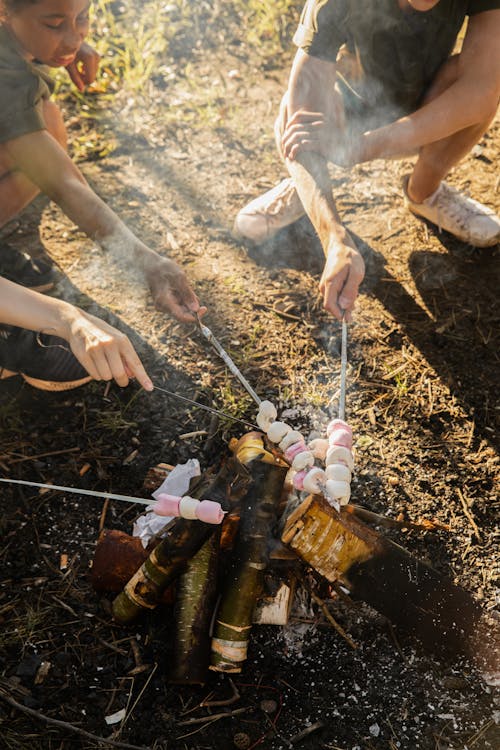 Immagine gratuita di attività, estate, fuoco di campeggio