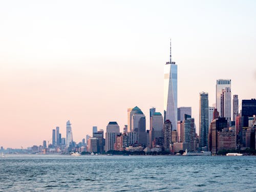 Free New York City Skyline Beside Water Stock Photo
