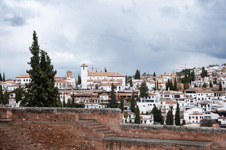 Residential Area In Granada Spain