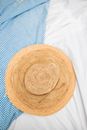 Brown Round Textile on White Textile