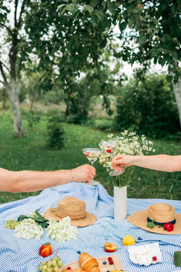 People Toasting Wine Glasses