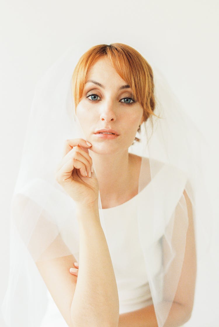 Close Up Photo Of A Bride