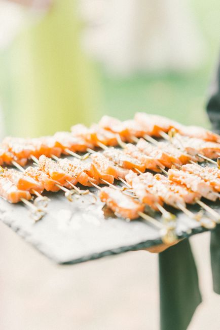 wedding culinary details gourmet food