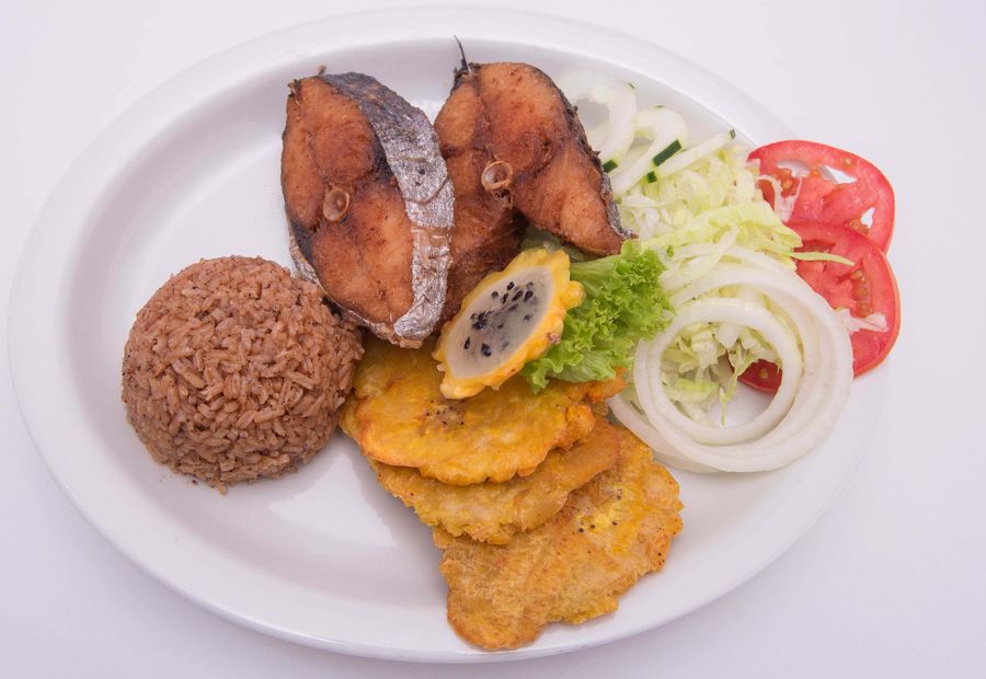 Representative Caribbean & African food photo