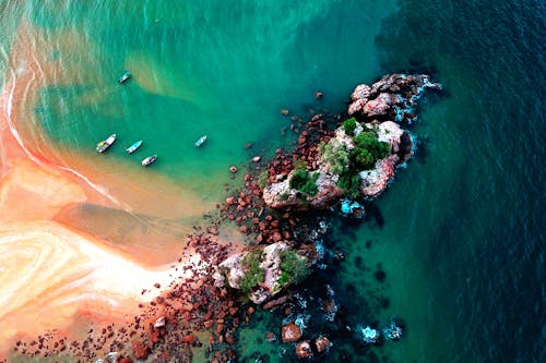 Бесплатное стоковое фото с аквамарин, берег, береговая линия