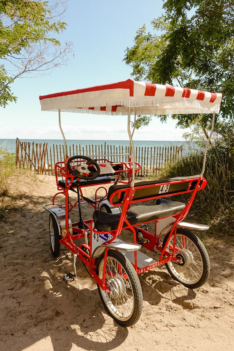 Buggy For Golf Players On Coast