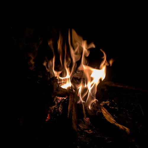 Photos gratuites de feu, feu de camp, issue de secours