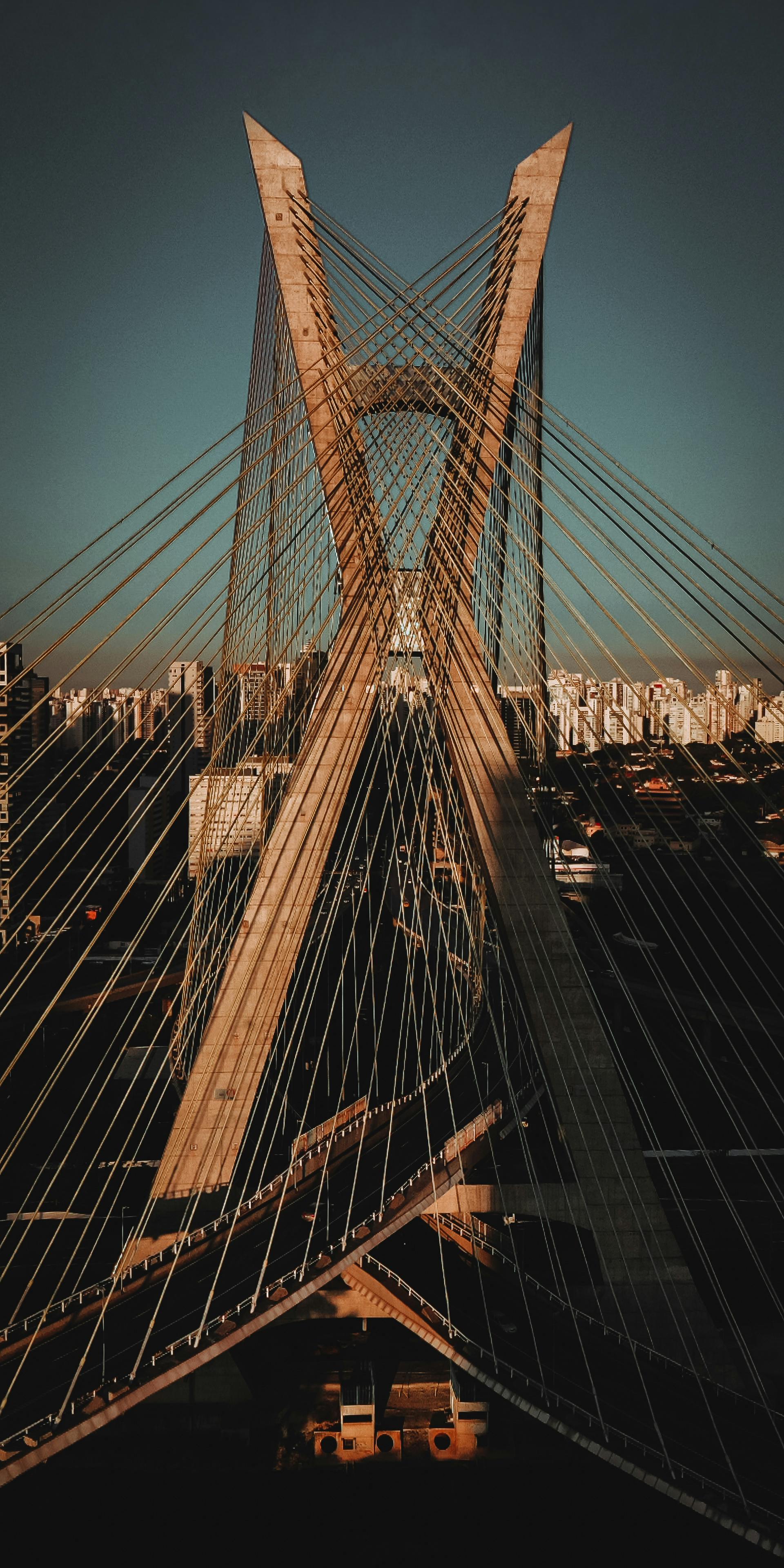 Large modern city with tall houses and long asphalt road · Free Stock Photo