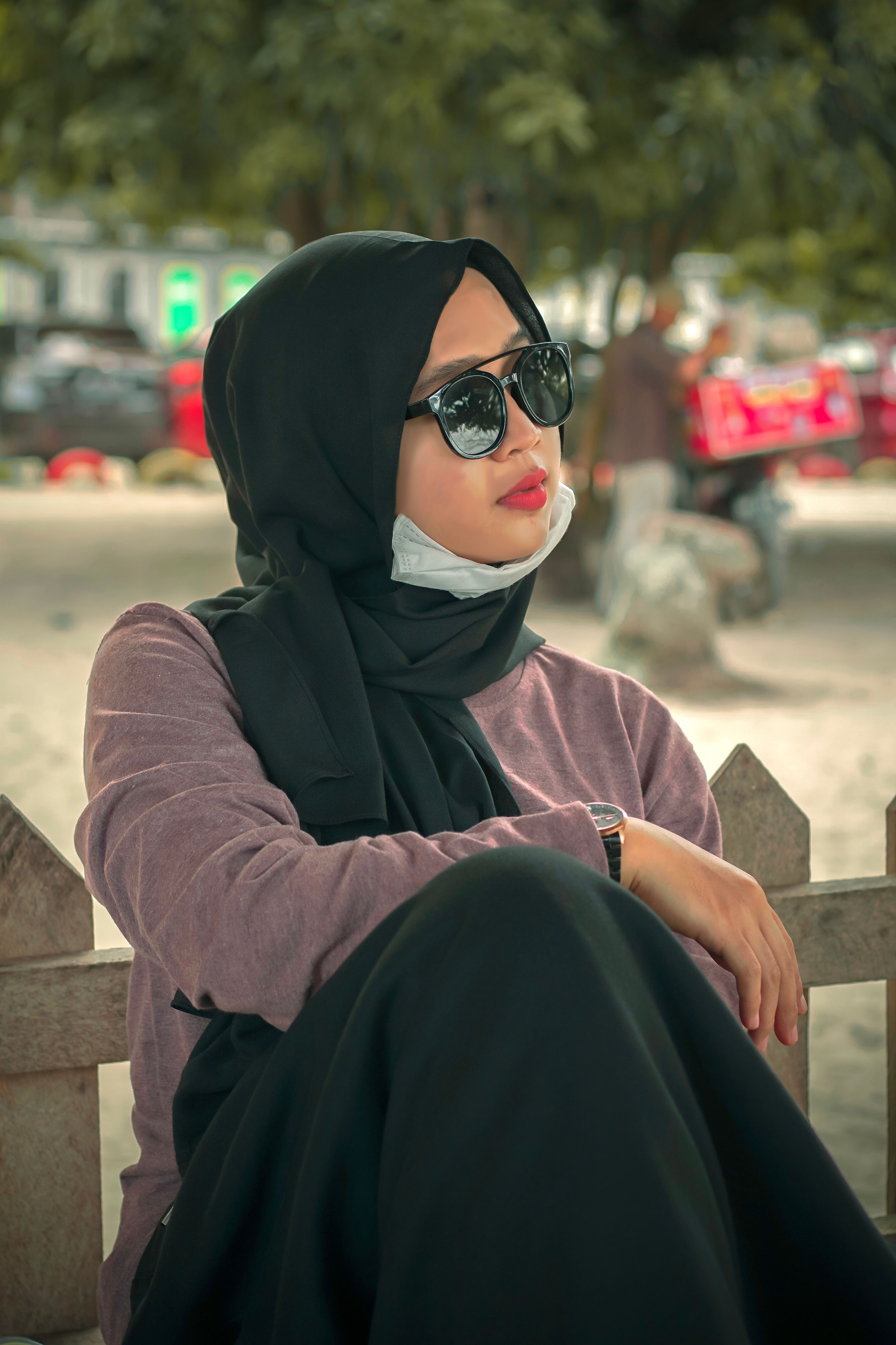Portrait of a Woman Sitting · Free Stock Photo
