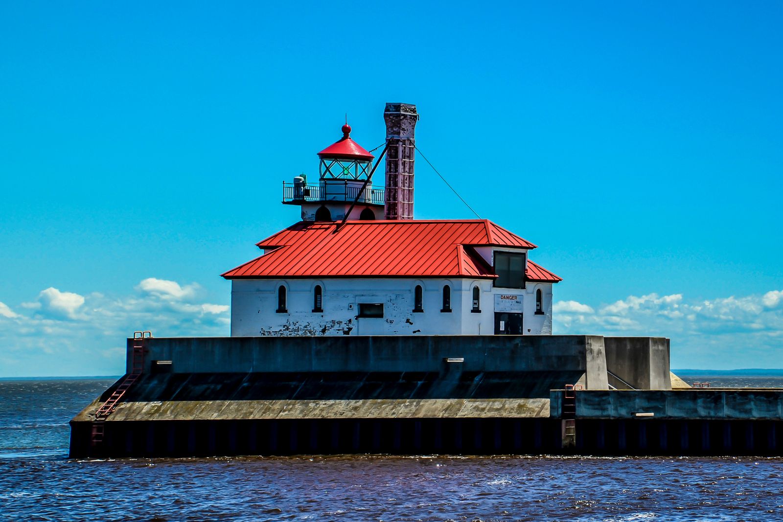 Duluth South Breakwater Outer Light on Lake Superior