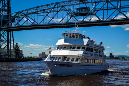 Vista Fleet Boat on the Lake in Duluth, Minnesota, United States