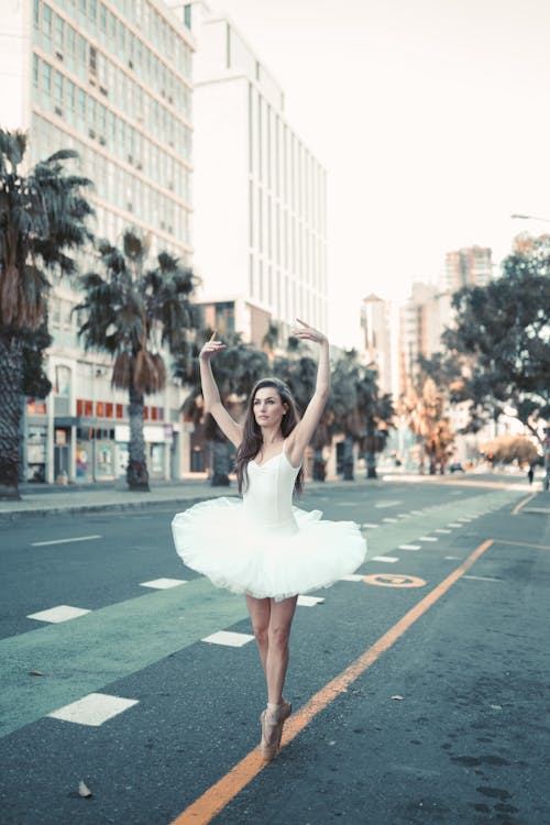 Ballerina Dancing on the Street