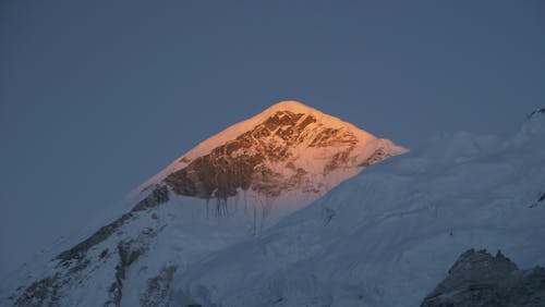 Mountain Covered with Snow