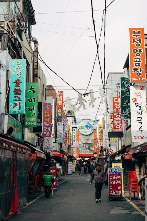 People Walking on Street