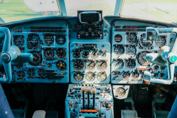 Controls In Airplane