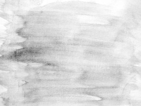 Monochrome abstract texture with smooth watercolor brush strokes for design use