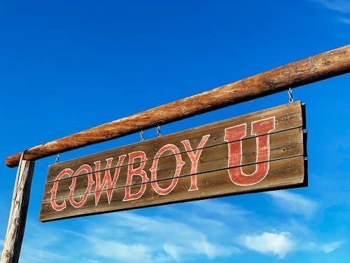Gratis arkivbilde med blå himmel, cowboy, hengende Arkivbilde