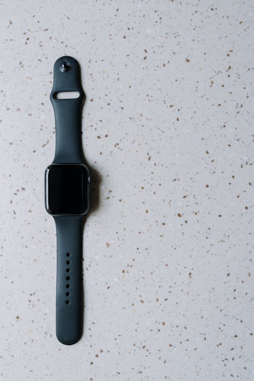 Black Apple Watch With Black Sport Band