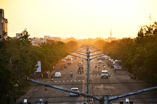 インド, シティ, ドライブの無料の写真素材
