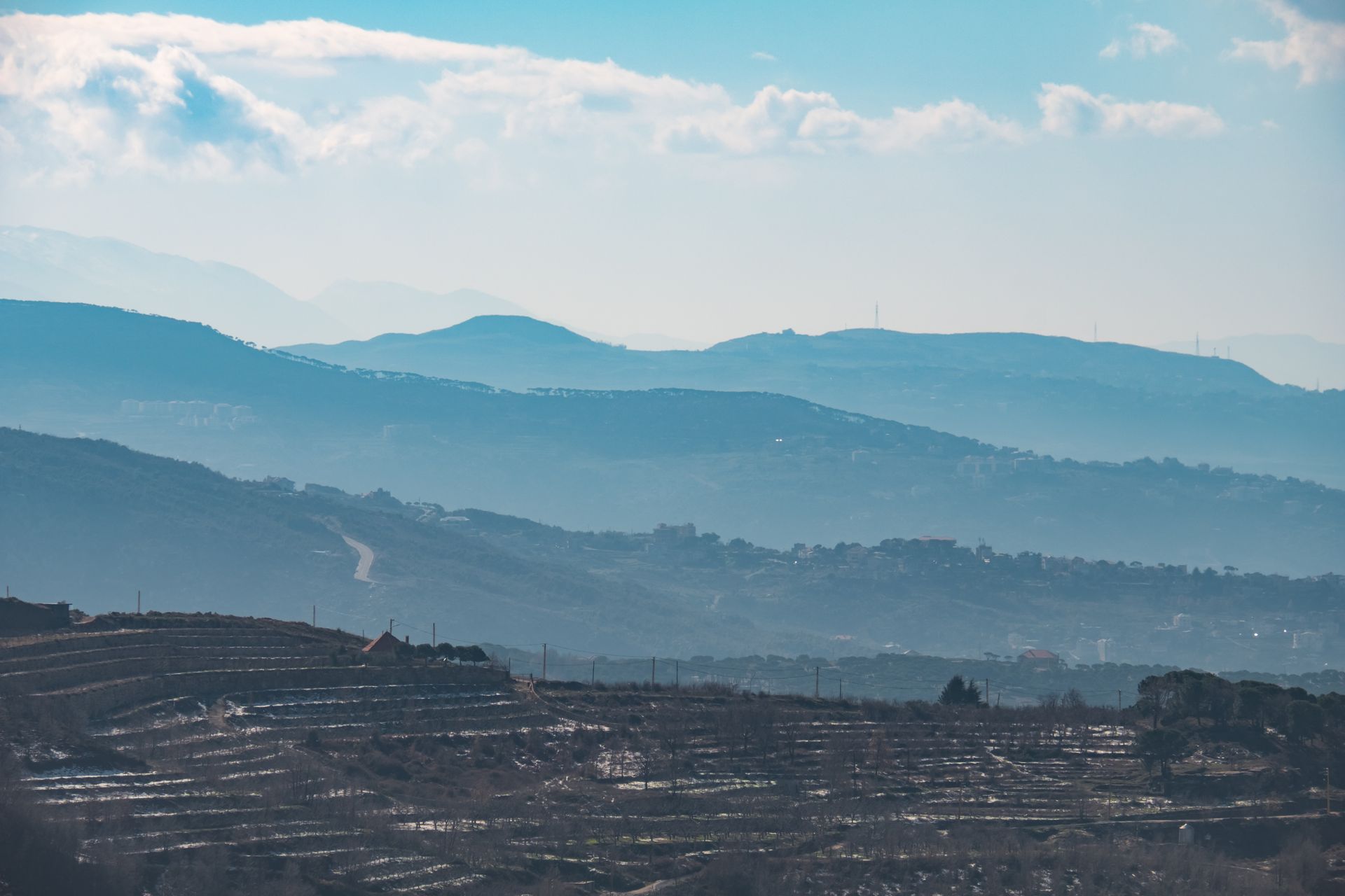 A view of Lebanon's Bekaa Valley
