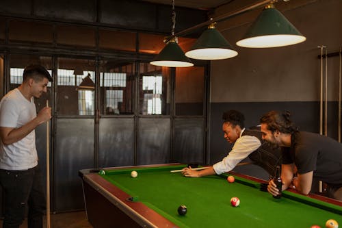 People Playing Pool