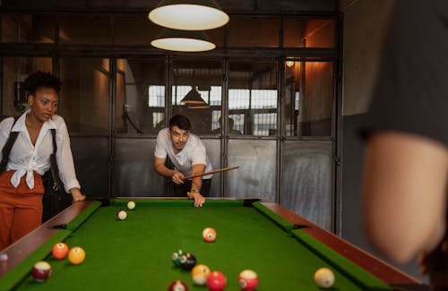 People Playing Billiard 