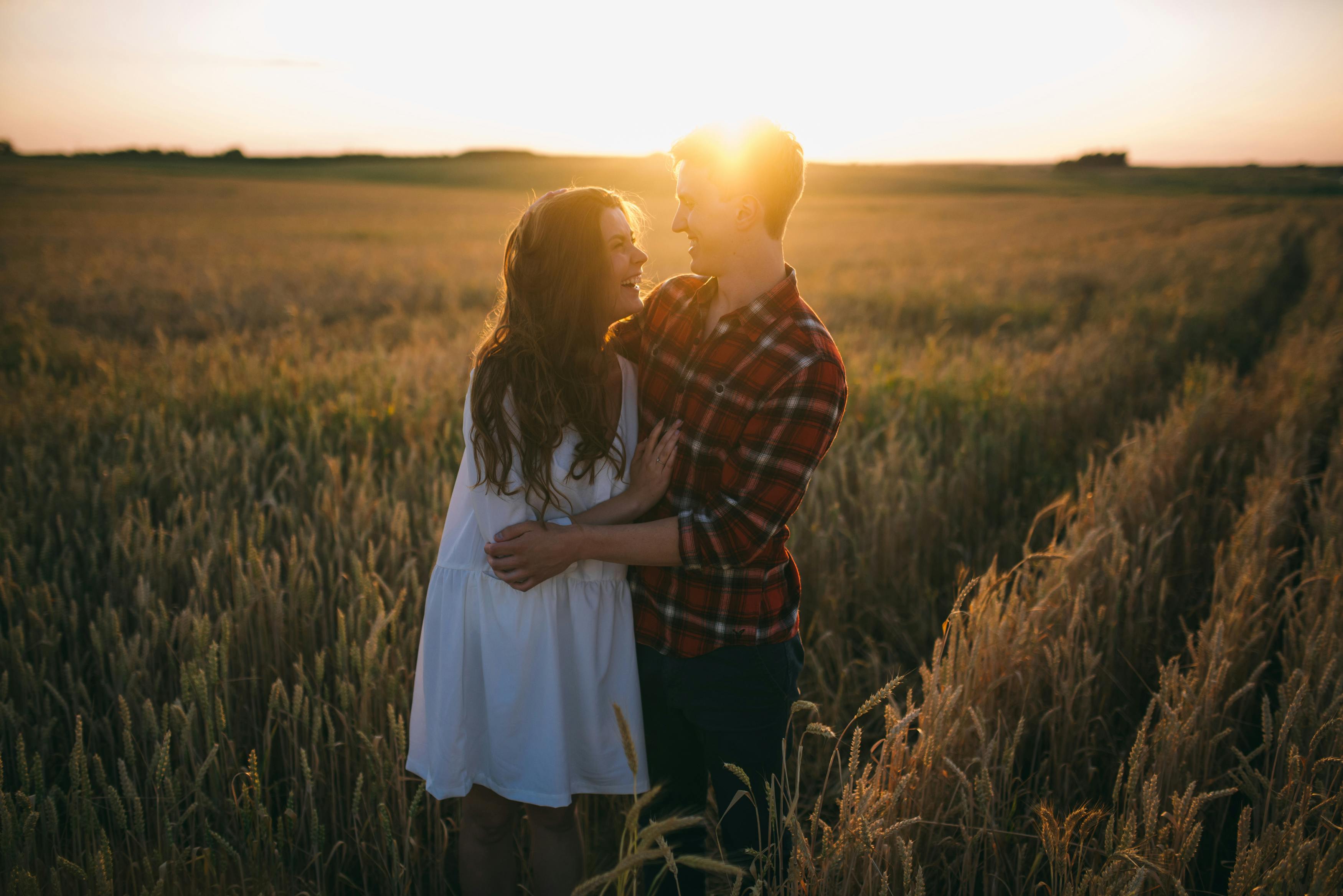 Man Embracing Woman from Behind · Free Stock Photo