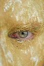 Persons Eye With Red Lip