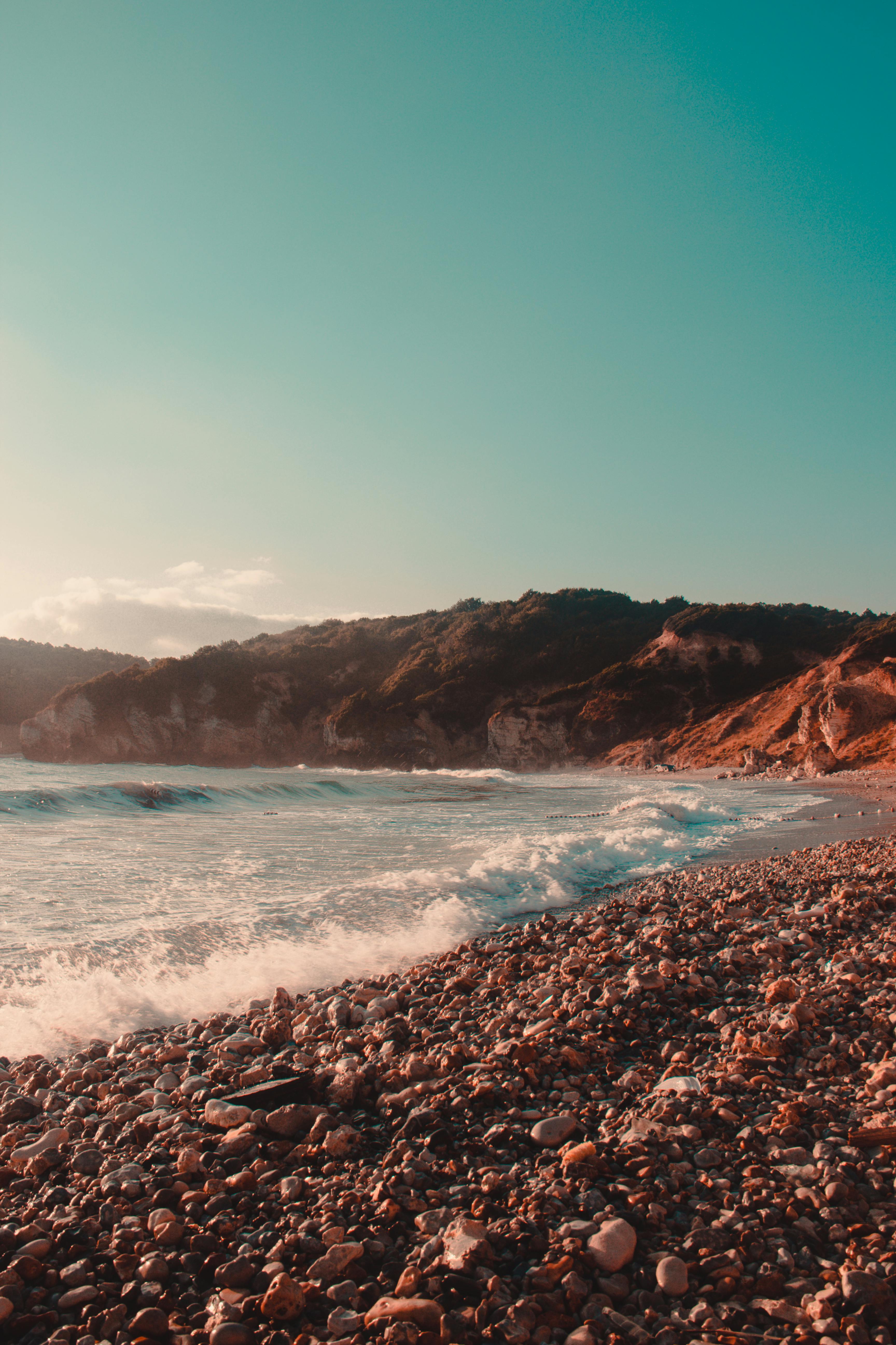 sea dawn landscape nature