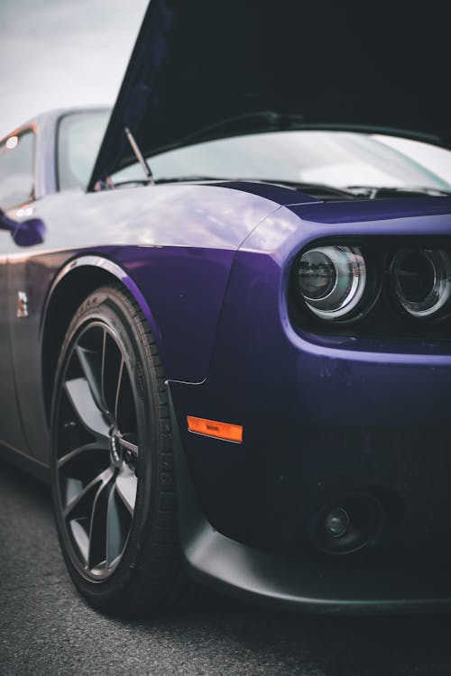 Dodge Challenger SRT in Close Photography