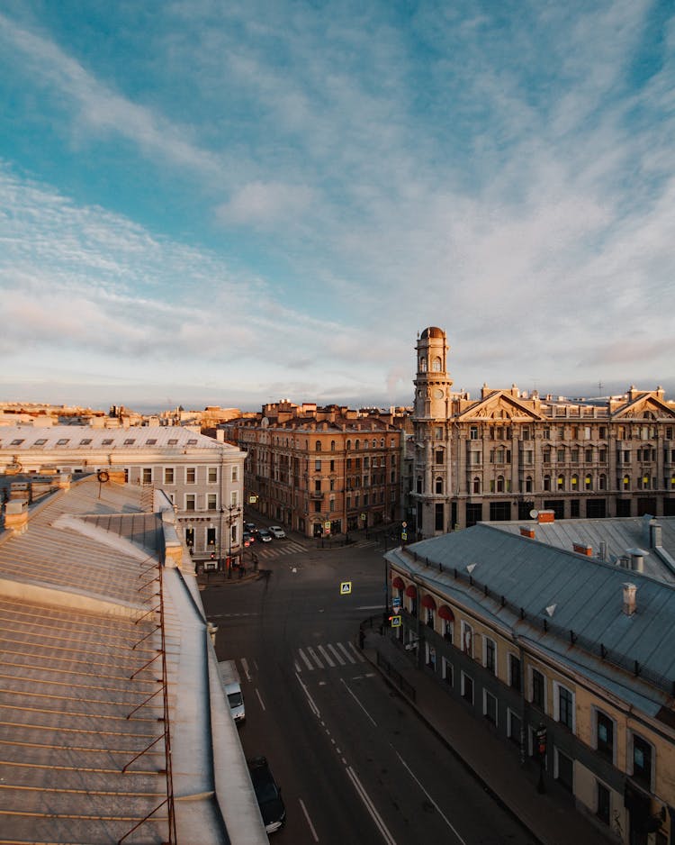 Rooftops Of Saint Petersburg, Russia