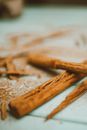 Brown Wooden Sticks on White Surface
