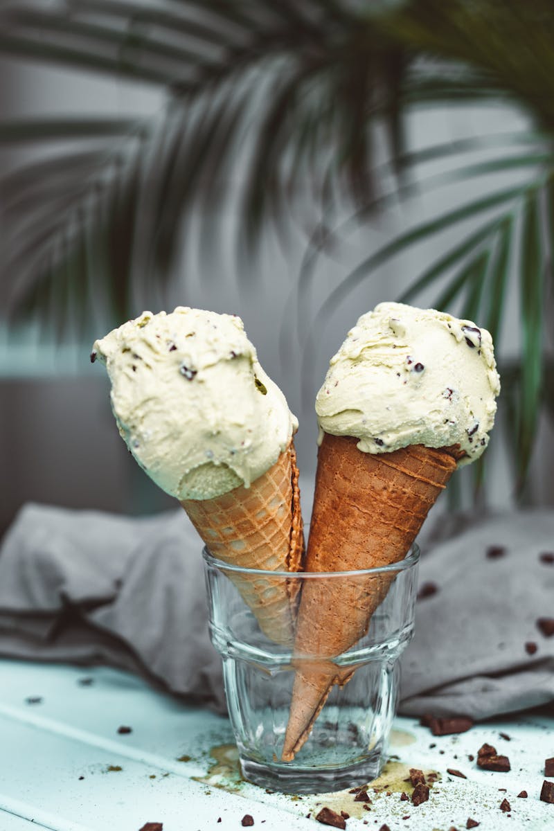 Ice Cream in Cones