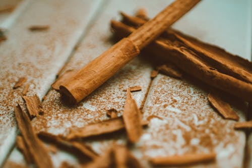 Free Close up of Cinnamon Sticks Stock Photo