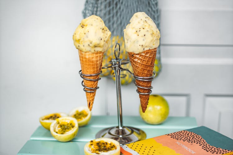 Passionfruit Ice Creams