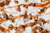 Brown and White Food on White Ceramic Plate