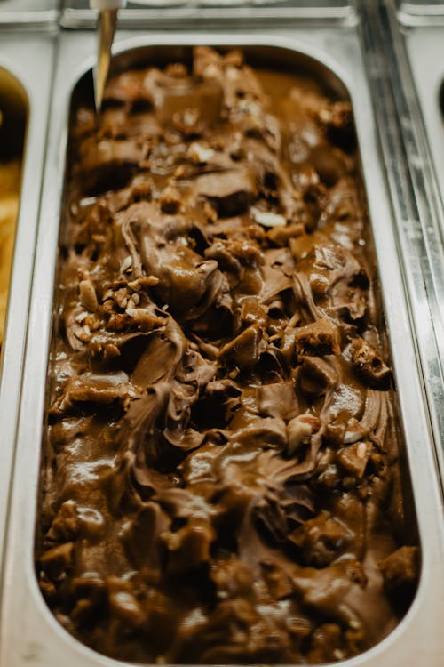 çikolata, dondurma, Gıda içeren Ücretsiz stok fotoğraf