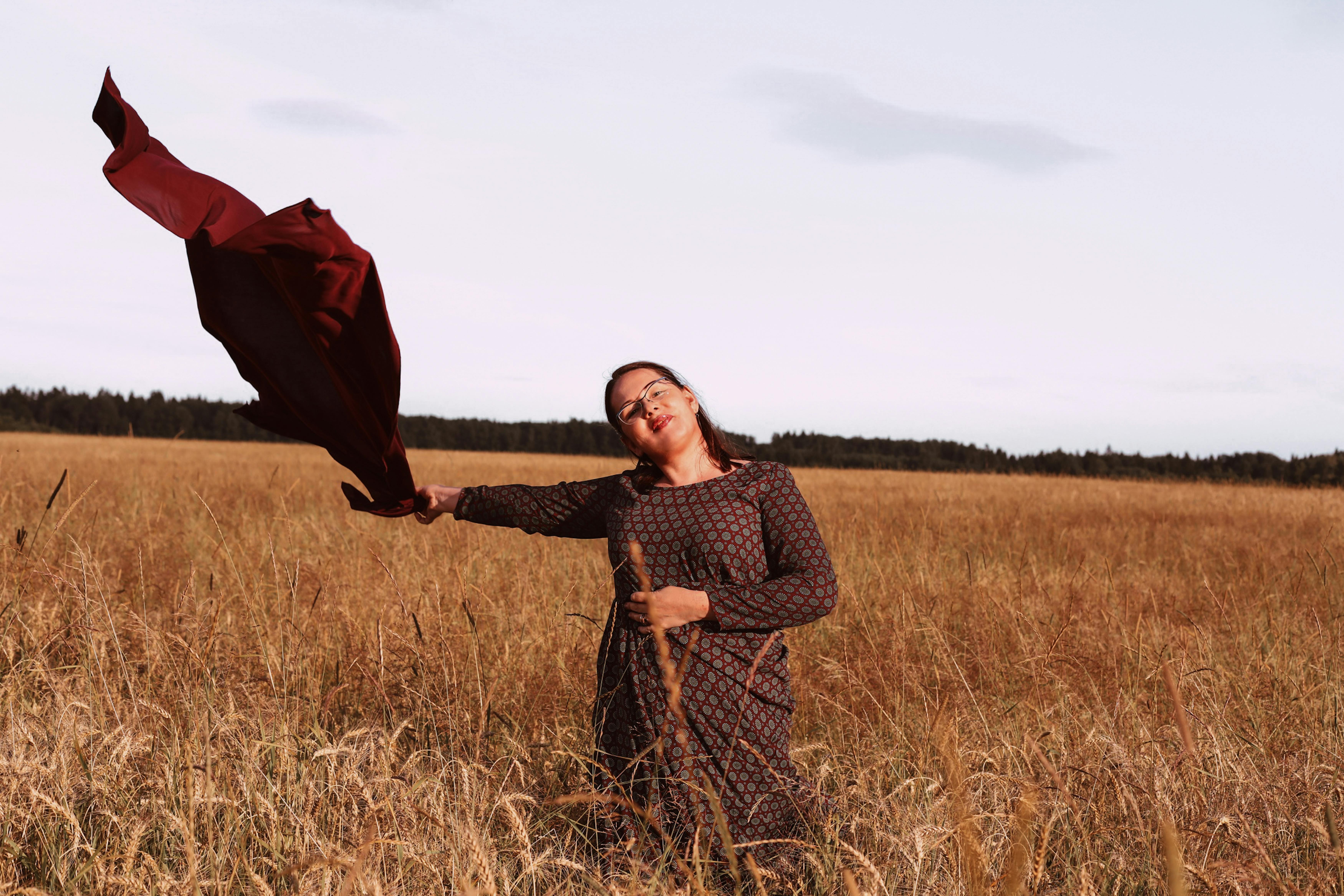Person scrolling through short videos on a smartphone