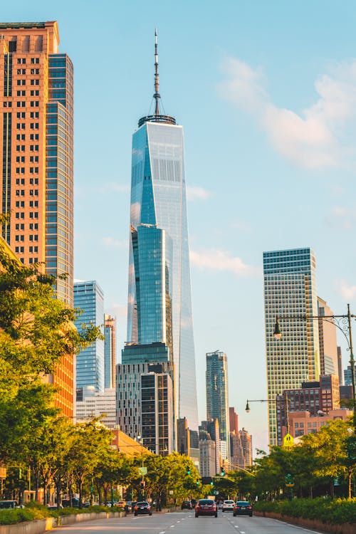 Free High Rise Buildings in New York City Stock Photo