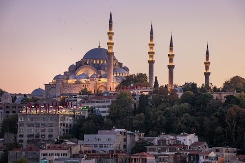 Foto profissional grátis de cidade pequena, Istambul, mesquita