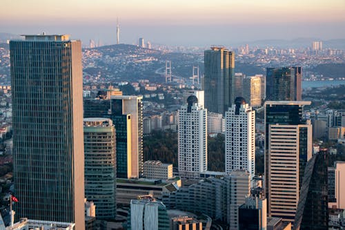 Foto profissional grátis de aerofotografia, área metropolitana, atraente