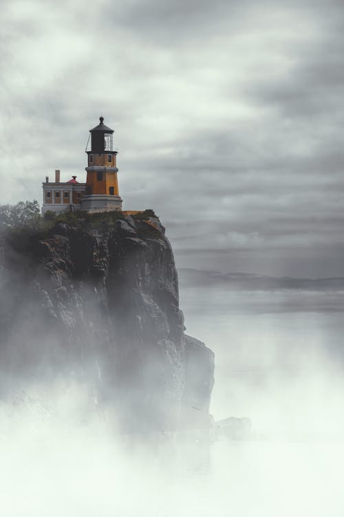 Split Rock Lighthouse on the Edge of a Mountain